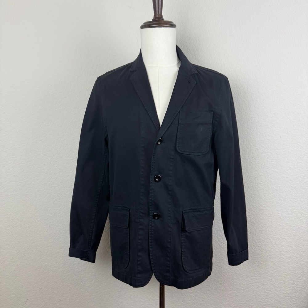 ALEX MILL Men’s Small 3 button cotton jacket | Black